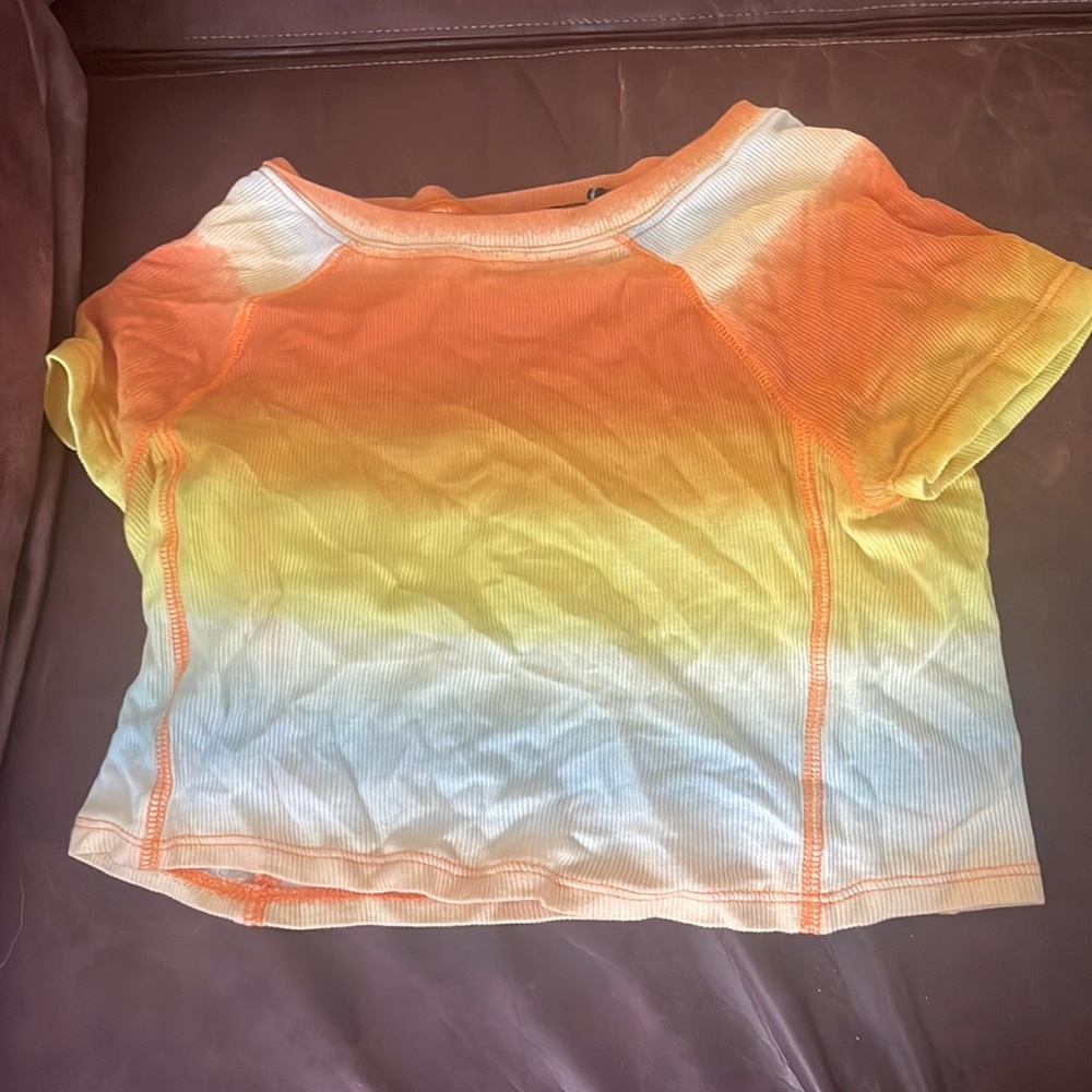 Urban Outfitters multicolor crop top